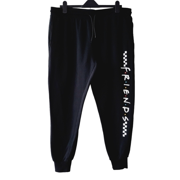 ☀️FRIENDS Black Joggers - Picture 1 of 11